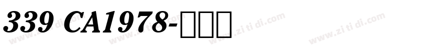 339 CA1978字体转换